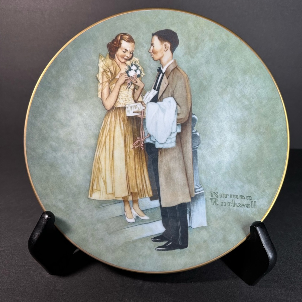 First Prom, The American Family Series by Norman Rockwell 1978